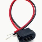 USB Type C Socket to 2 Wires