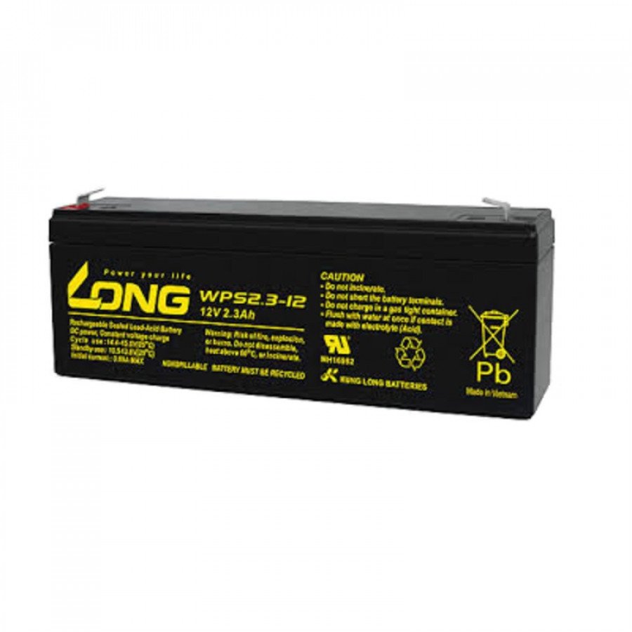 wps2.3-12.jpg LONG Battery (WPS2.3-12) Sealed Lead Acid Battery (12V,2.3A) - Image 1